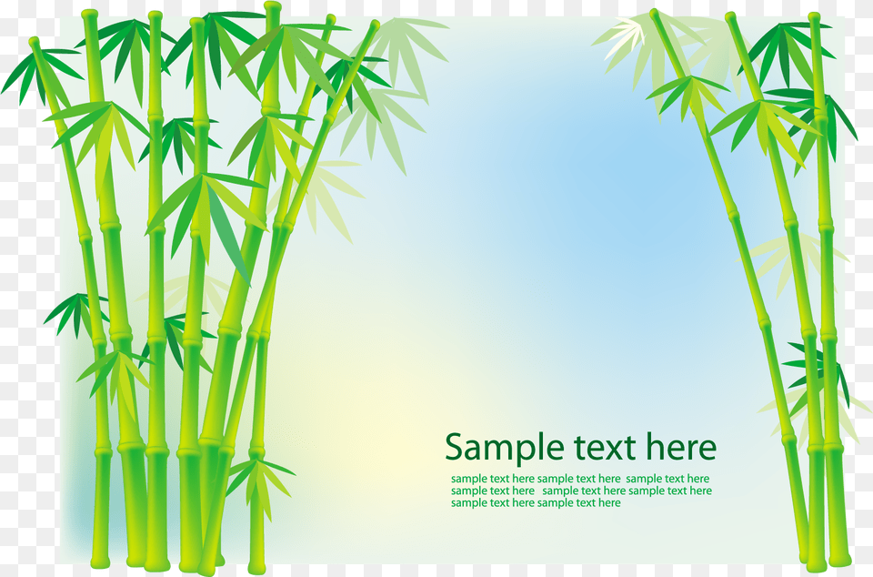 Bamboo Tree Bamboo And Grass Plant Vector Panda Panda Theme Birthday Backdrop Free Png Download