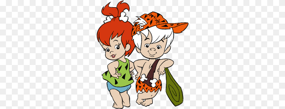 Bamm Bamm Rubble Baby Costumes Classic Cartoons Pebbles And Bam Bam, Book, Comics, Publication, Person Png Image