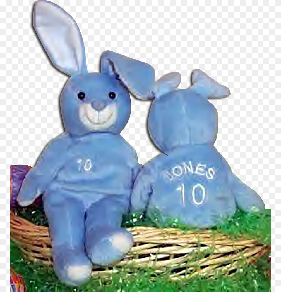 Bamm Beanos 1999 Easter Bunny Chipper Jones Plush Easter Bunnies, Toy Free Png