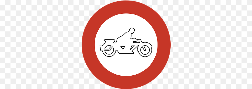 Ban Sign, Symbol, Motorcycle, Transportation Free Png