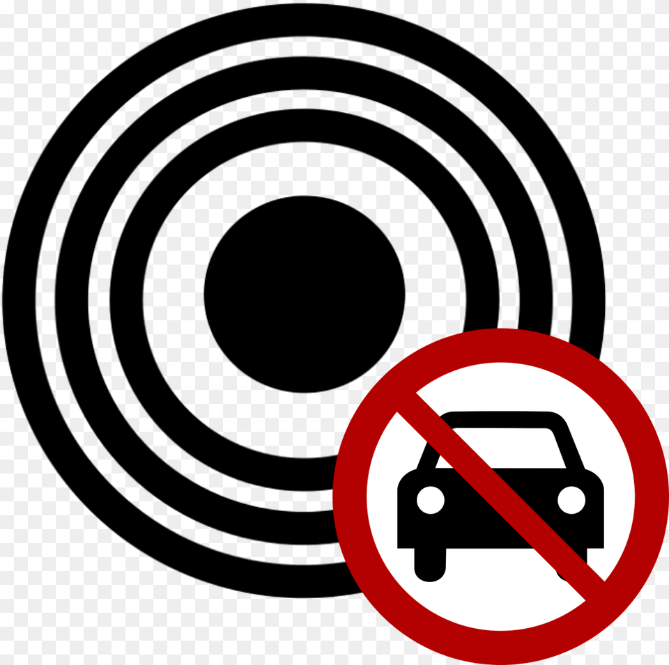 Ban Car From City Center Icon No Parking Access Required Signs, Sign, Symbol, Road Sign Png Image