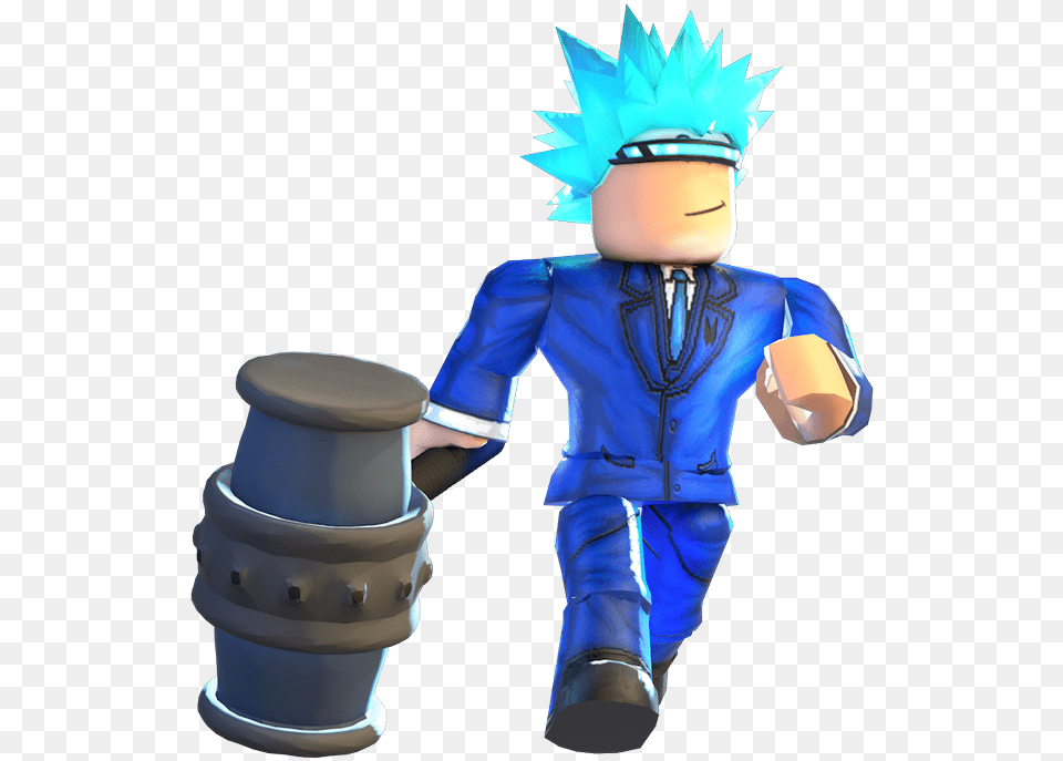 Ban Hammer Friend Character Renders Rendered Roblox Character, Clothing, Costume, Person, Baby Free Png
