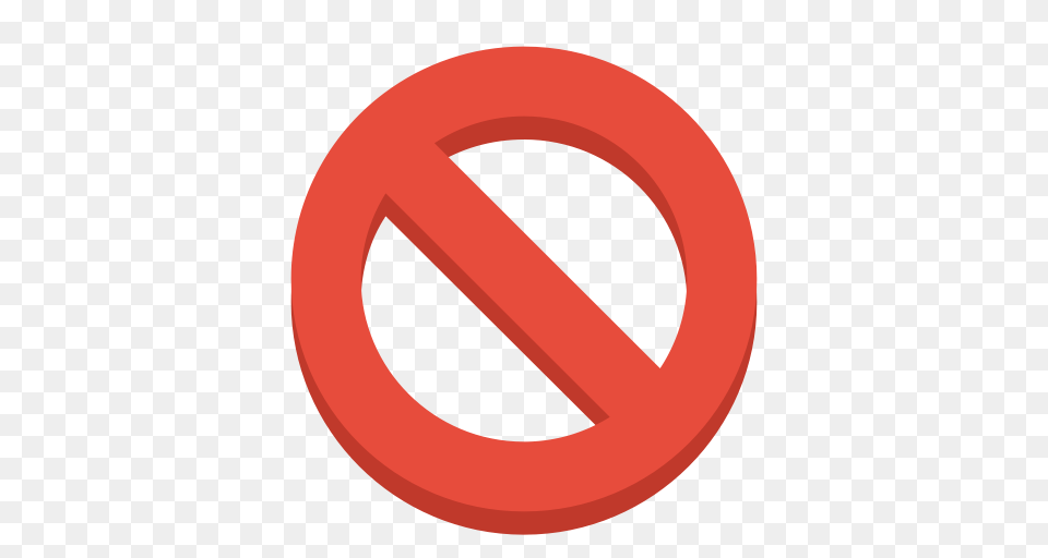 Ban Sign Icon, Symbol, Road Sign, Disk Free Png Download