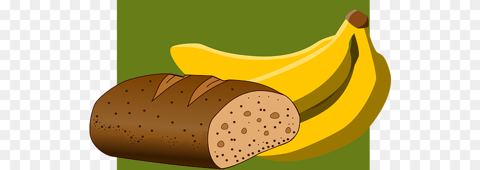 Banana Food, Fruit, Plant, Produce Png Image