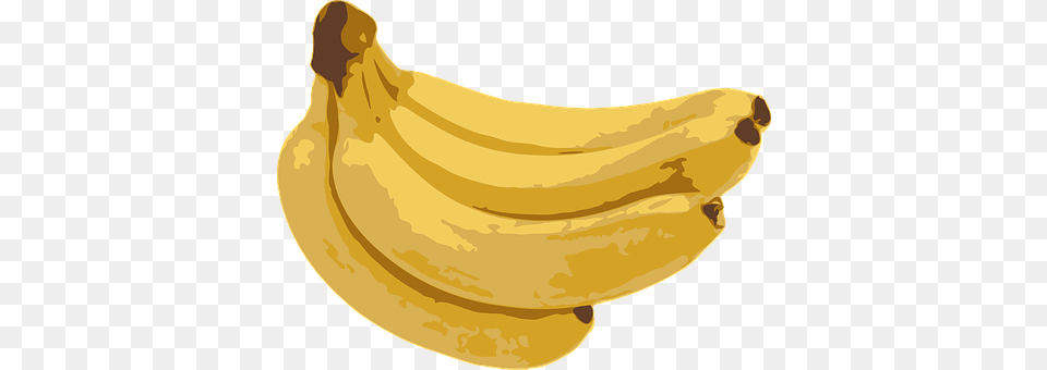 Banana Food, Fruit, Plant, Produce Free Png