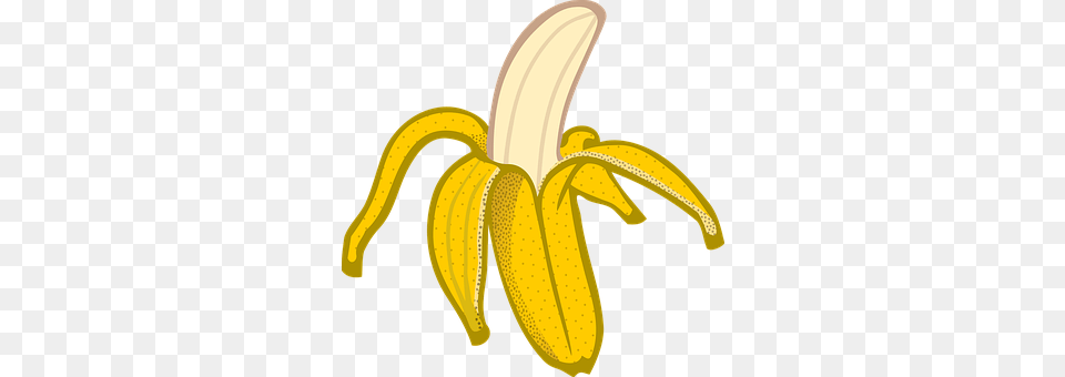 Banana Food, Fruit, Plant, Produce Free Png Download