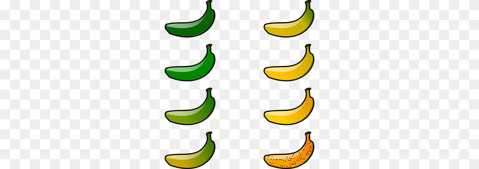 Banana Food, Fruit, Plant, Produce Png