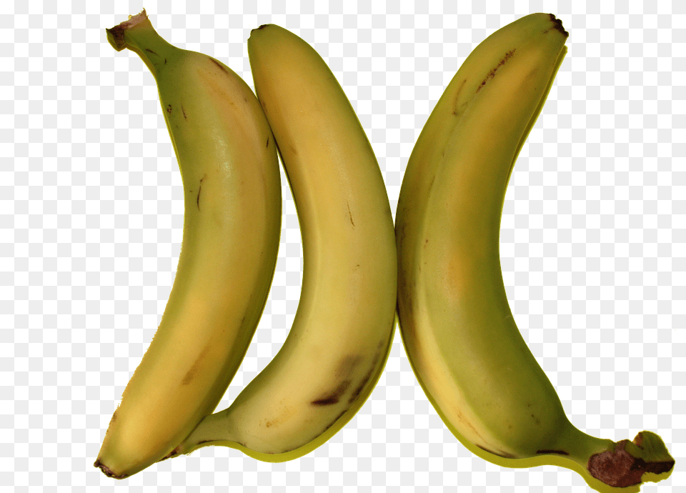 Banana Food, Fruit, Plant, Produce Png Image