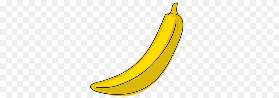 Banana Food, Fruit, Produce, Plant Free Transparent Png
