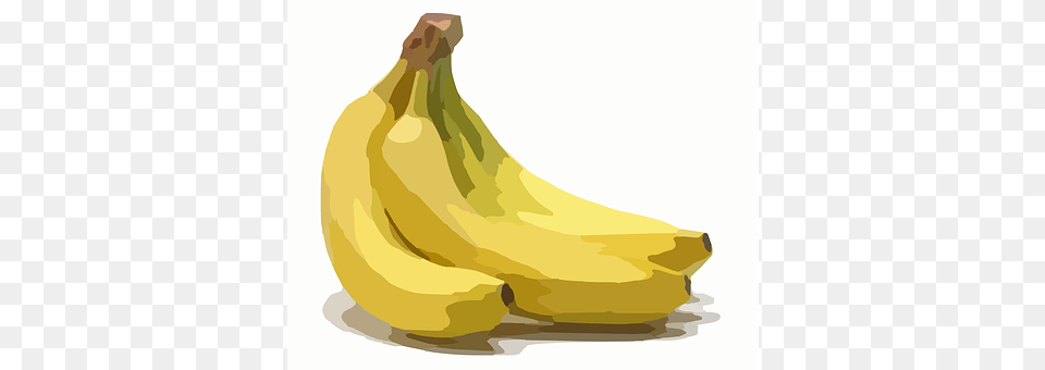 Banana Food, Fruit, Plant, Produce Png