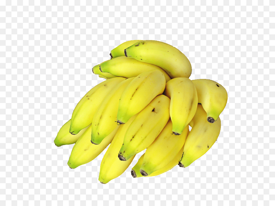 Banana Food, Fruit, Plant, Produce Png Image