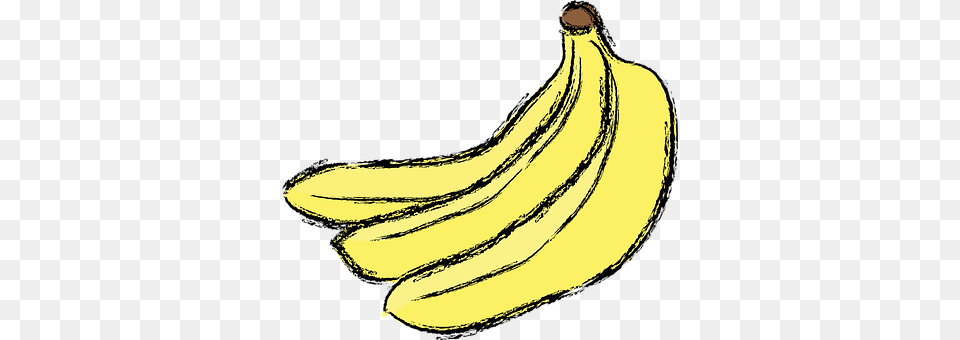 Banana Produce, Food, Fruit, Plant Free Png