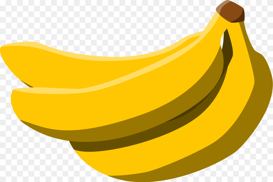 Banana, Food, Fruit, Plant, Produce Free Transparent Png