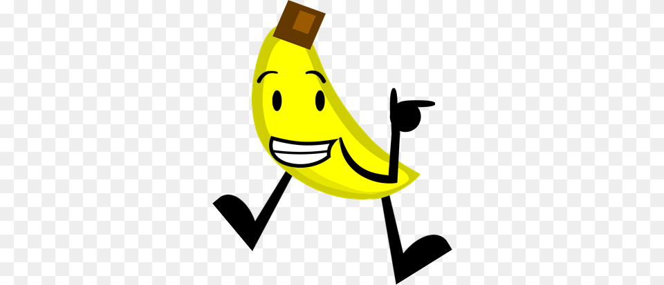 Banana Bff 2 Object Show Banana, Produce, Plant, Fruit, Food Free Png Download