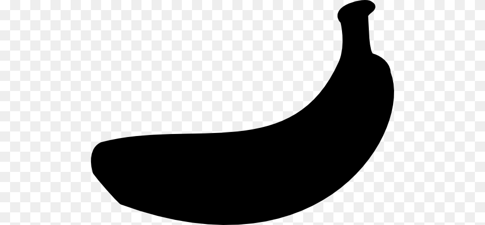 Banana Black Clip Art, Food, Fruit, Plant, Produce Free Png Download