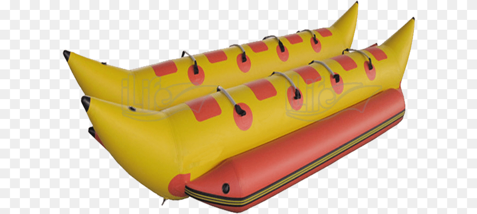 Banana Boat 1 Inflatable, Transportation, Vehicle, Watercraft, Banana Boat Png