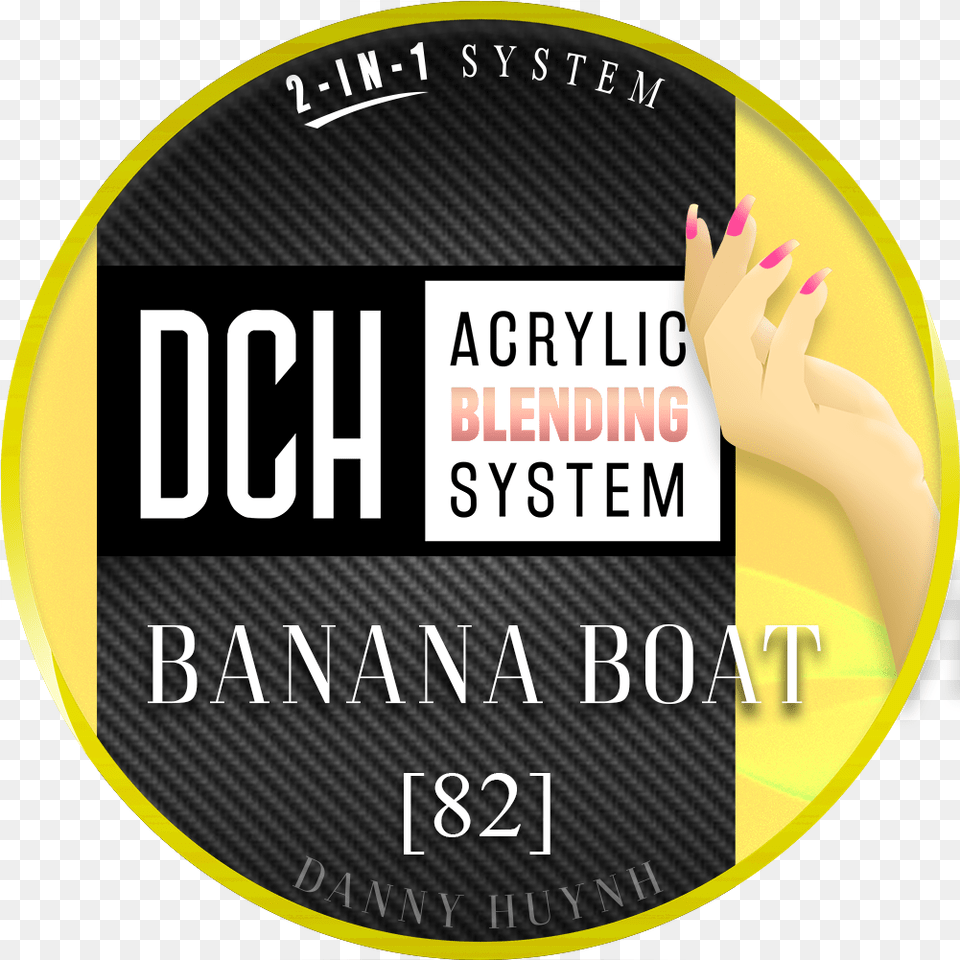 Banana Boat Dch Acrylic Blending System Circle, Photography, Disk, Body Part, Hand Free Png