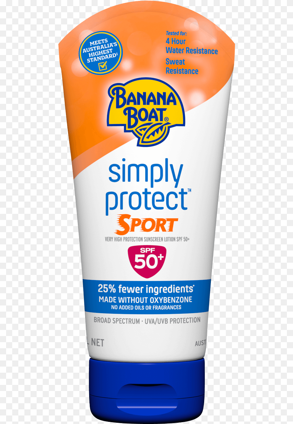 Banana Boat Simply Protect Sport Lotion 180ml Banana Boat Sunscreen Lotion Spf 8 8 Fl Oz, Bottle, Cosmetics, Can, Tin Free Png Download