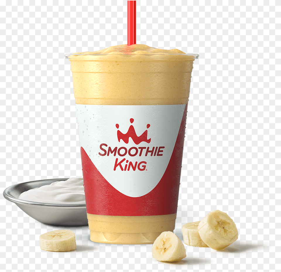 Banana Boat Smoothie Smoothie King Pineapple Surf, Food, Dairy, Beverage, Juice Free Png Download