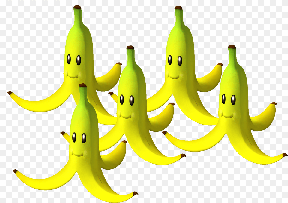 Banana Bunch Image Banana Bunch Mario Kart, Food, Fruit, Plant, Produce Free Png Download