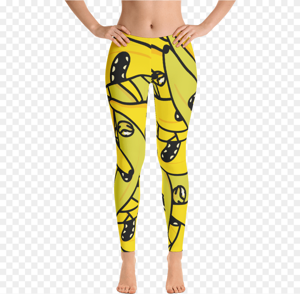 Banana Bunch Leggings, Clothing, Pants, Hosiery, Tights Png Image