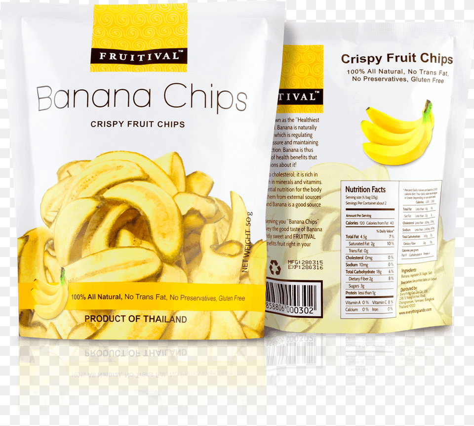 Banana Chips Nutrition Facts, Food, Fruit, Plant, Produce Free Transparent Png