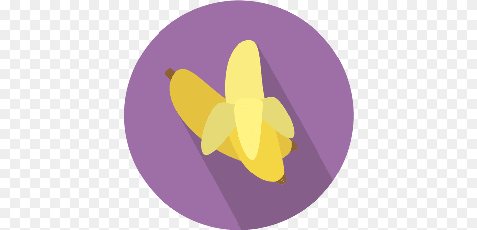 Banana Circle Icon Transparent U0026 Svg Vector File Circle, Food, Fruit, Plant, Produce Png Image