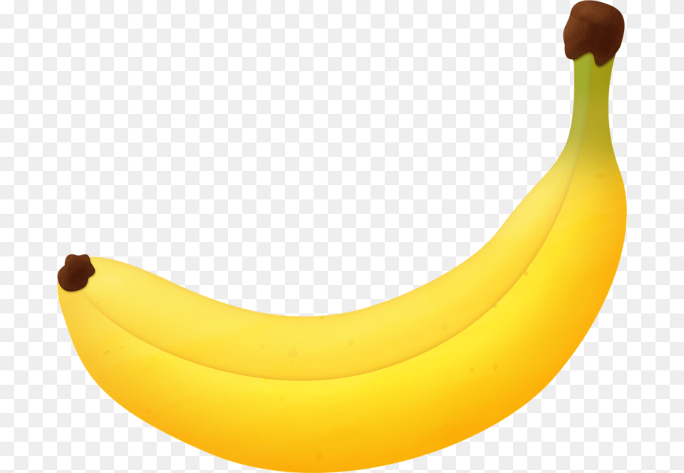 Banana Clip Art Banana, Food, Fruit, Plant, Produce Png Image