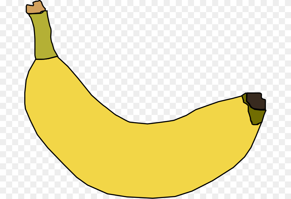 Banana Clip Art Download Banana Clip Art, Food, Fruit, Plant, Produce Png Image