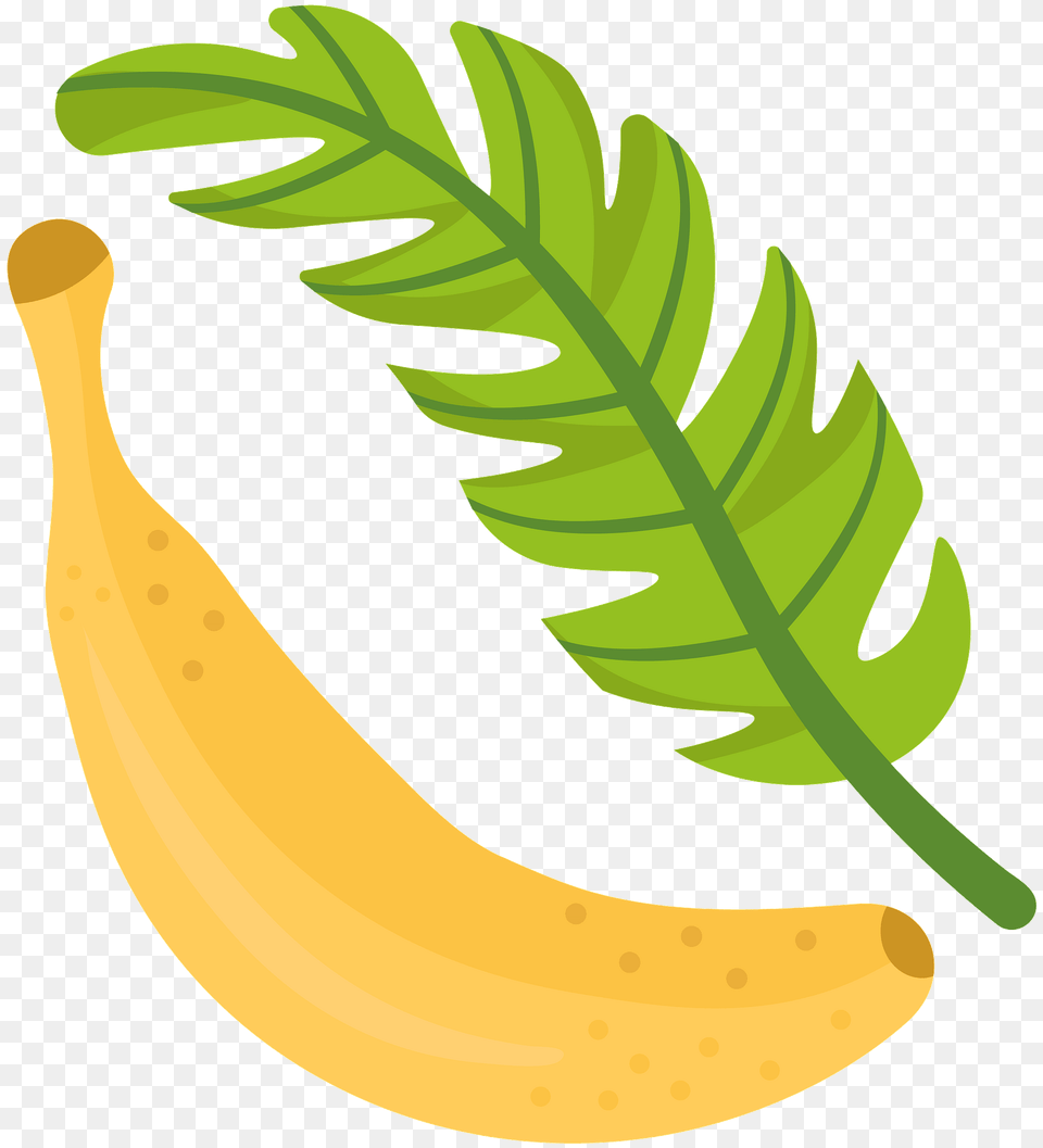 Banana Clipart, Food, Fruit, Plant, Produce Png