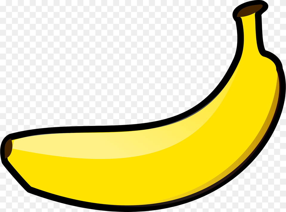 Banana Clipart, Food, Fruit, Plant, Produce Free Png