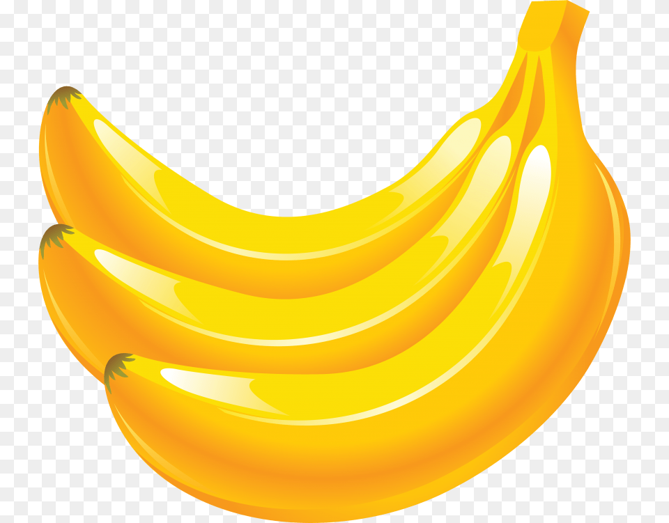 Banana Clipart, Food, Fruit, Plant, Produce Png Image