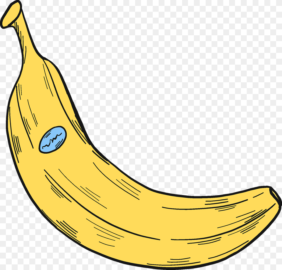 Banana Clipart, Food, Fruit, Plant, Produce Png Image