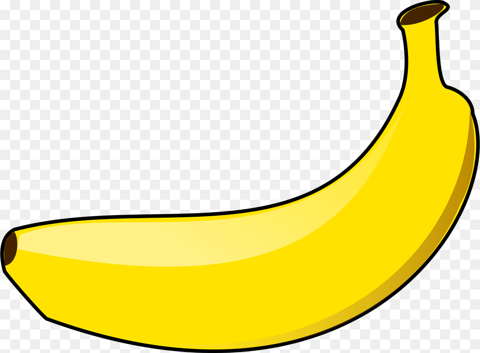 Banana Clipart, Food, Fruit, Plant, Produce Free Png Download