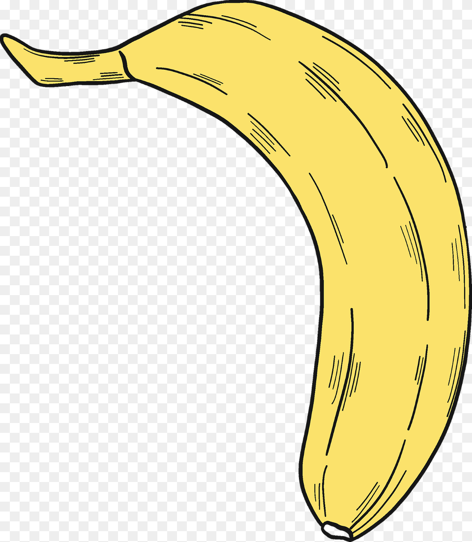 Banana Clipart, Food, Fruit, Plant, Produce Free Png Download