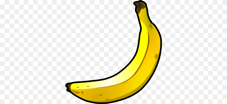 Banana Clipart, Food, Fruit, Plant, Produce Png Image