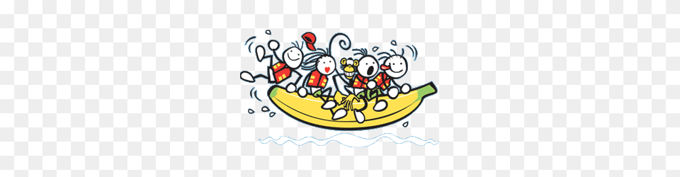 Banana Clipart Banana Boat, Transportation, Vehicle, Watercraft, Banana Boat Free Transparent Png