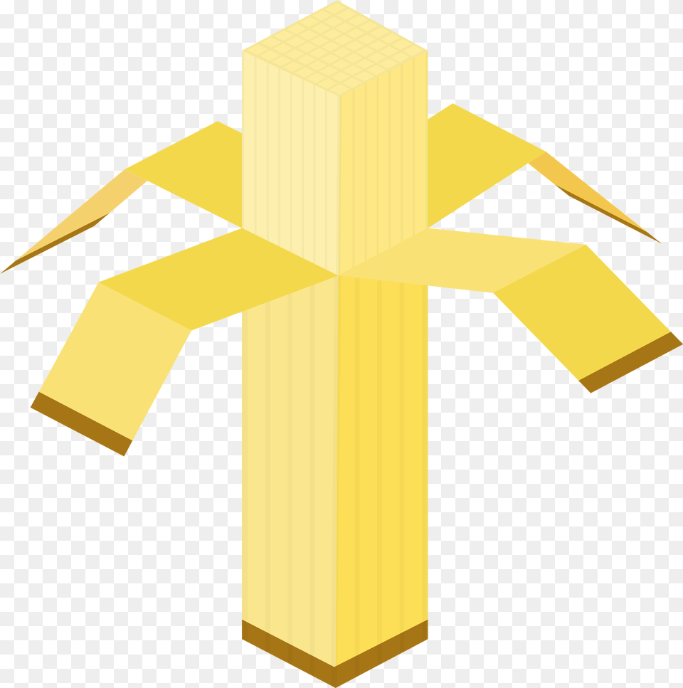 Banana Clipart Minecraft Cube Banana, Cross, Symbol Png