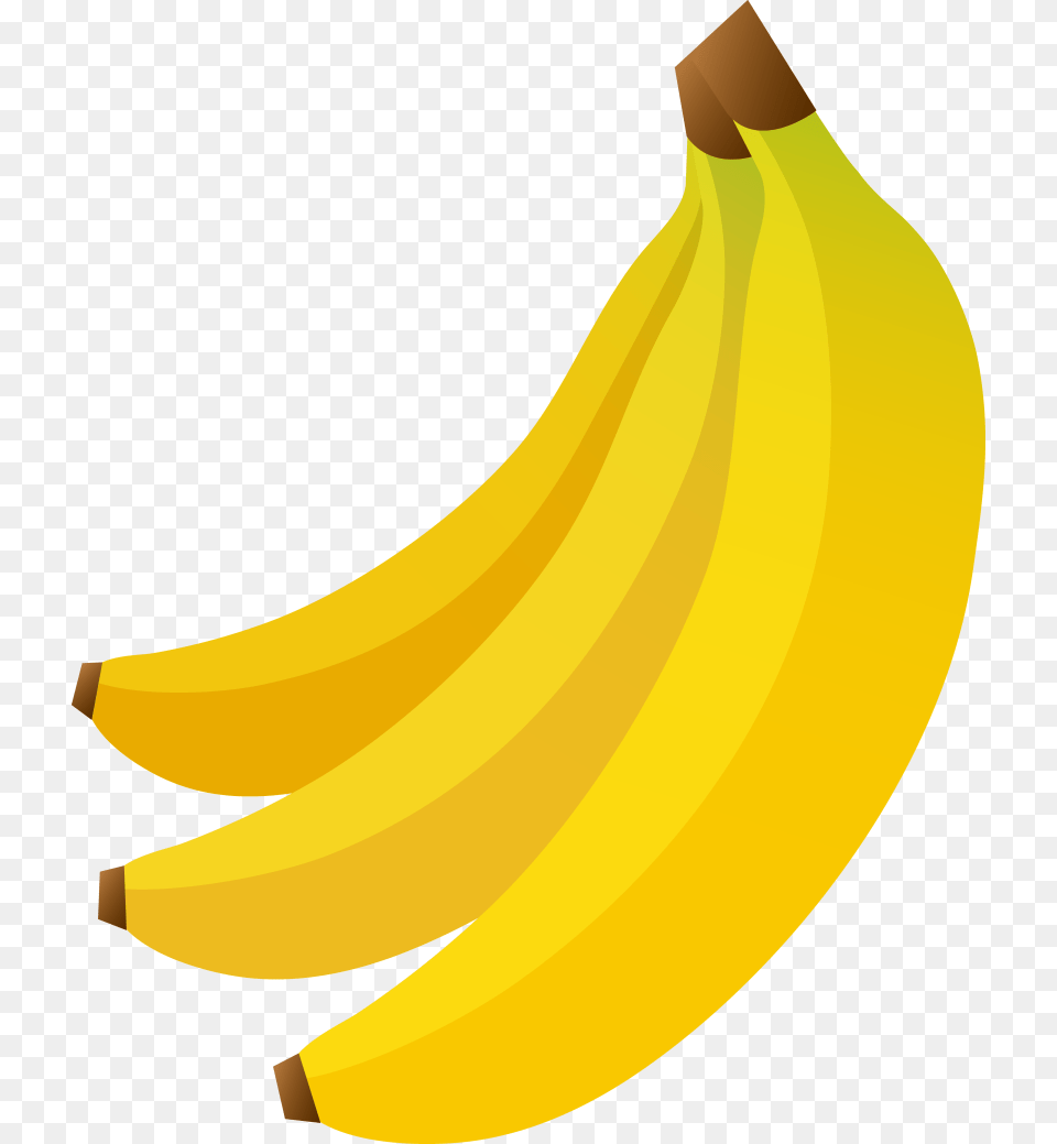 Banana Clipart Natural Thing, Food, Fruit, Plant, Produce Free Png