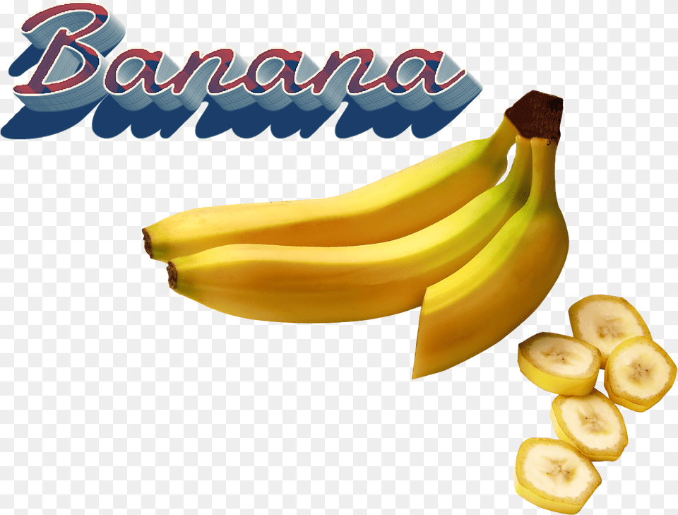 Banana Clipart Portable Network Graphics, Food, Fruit, Plant, Produce Free Transparent Png