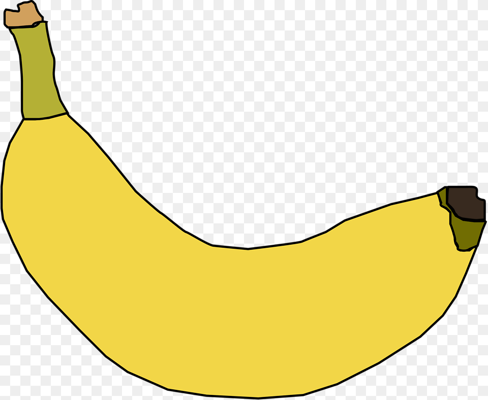 Banana Clipart Scared, Food, Fruit, Plant, Produce Free Transparent Png