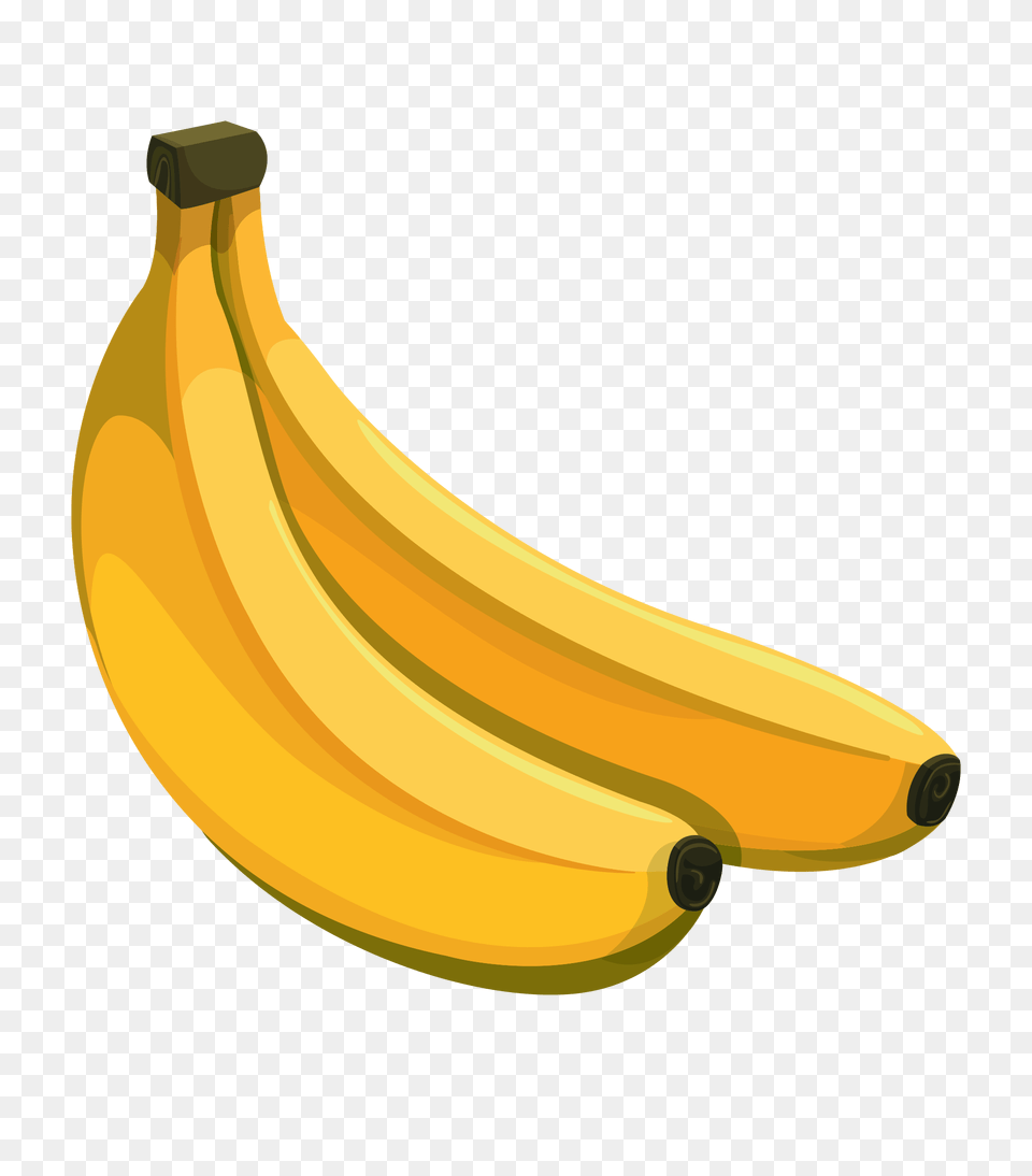 Banana Clipart Transparent Background Pictures Banana Clipart Transparent Background, Food, Fruit, Plant, Produce Png