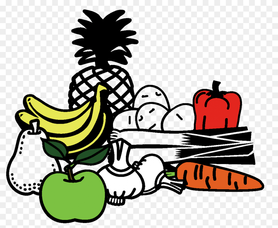 Banana Clipart Waste, Food, Fruit, Plant, Produce Free Png Download