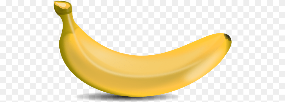 Banana Clipart Yellow Banana, Food, Fruit, Plant, Produce Png Image