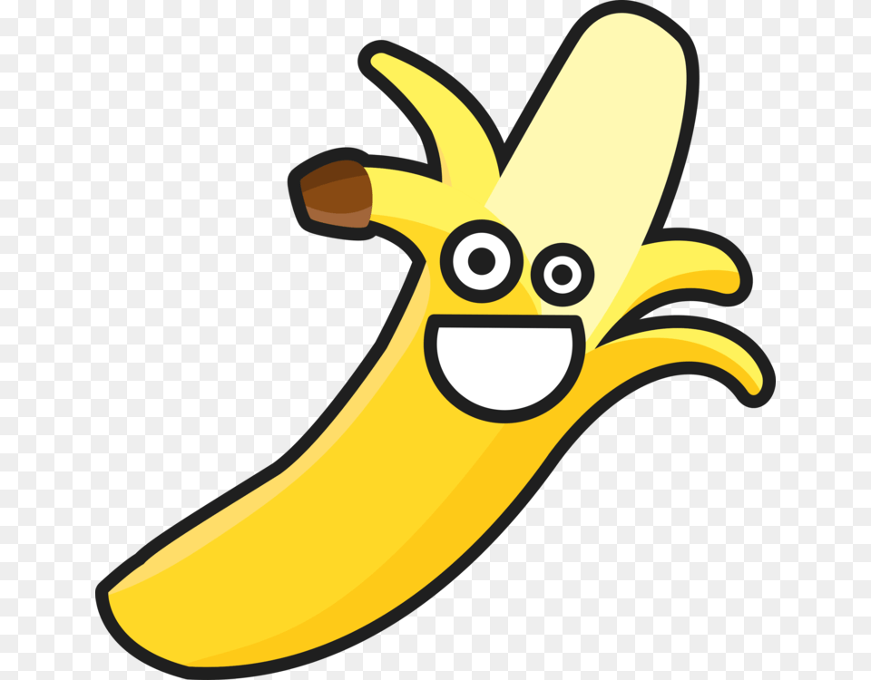 Banana Computer Icons Fruit Smiley, Food, Plant, Produce, Animal Png Image