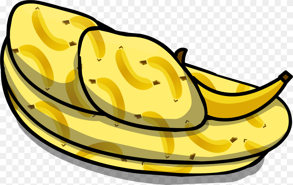 Banana Couch Sprite 003 Couch, Clothing, Food, Fruit, Hat Free Transparent Png