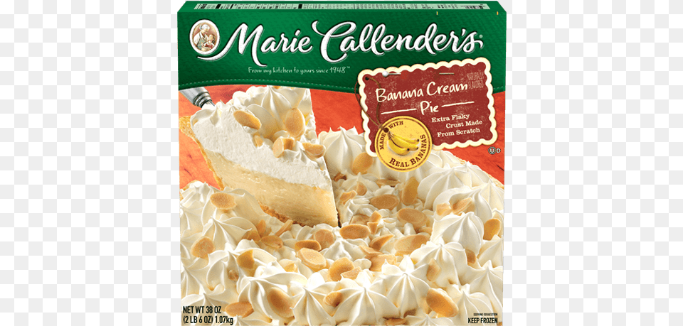 Banana Cream Pie Marie Callender39s Pie, Food, Dessert, Whipped Cream, Produce Png Image
