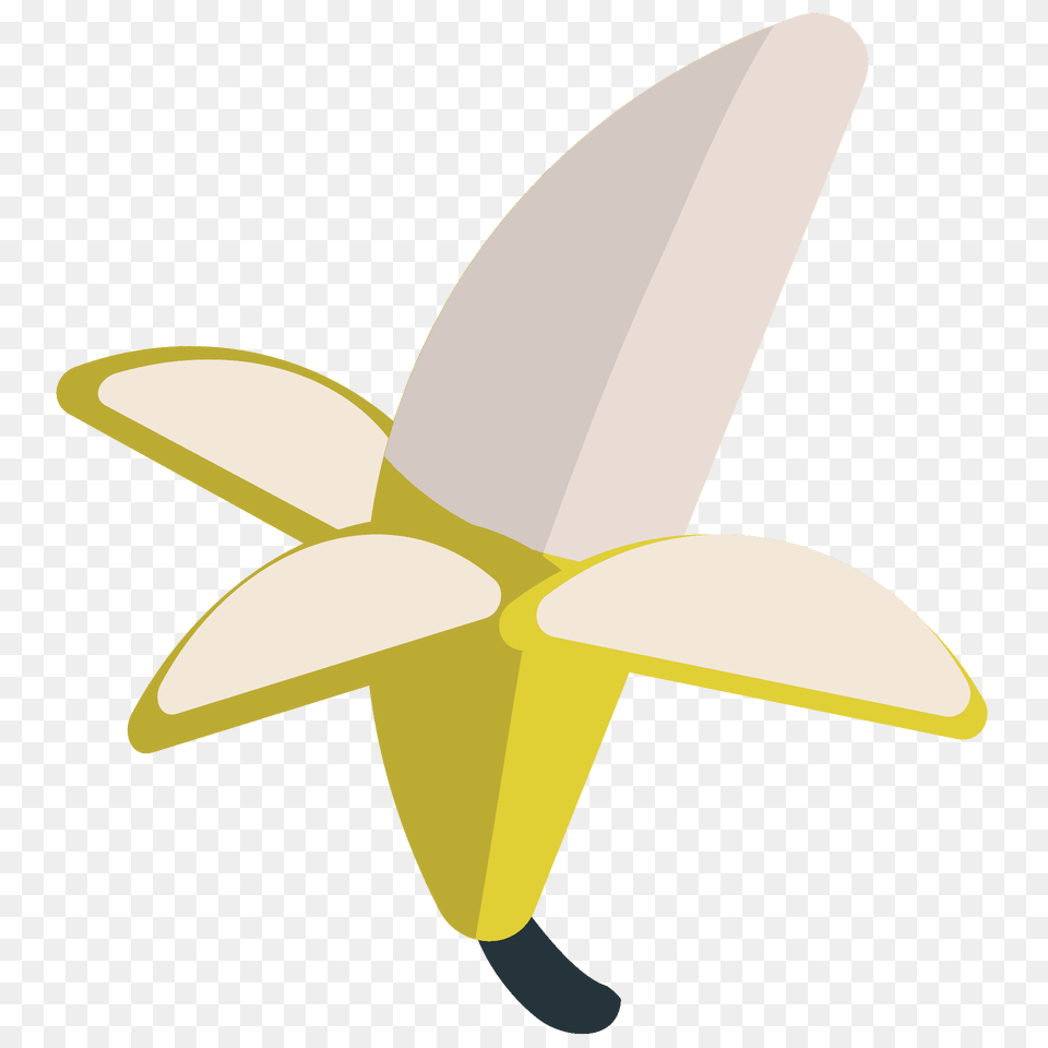 Banana Emoji Clipart, Food, Fruit, Plant, Produce Png Image