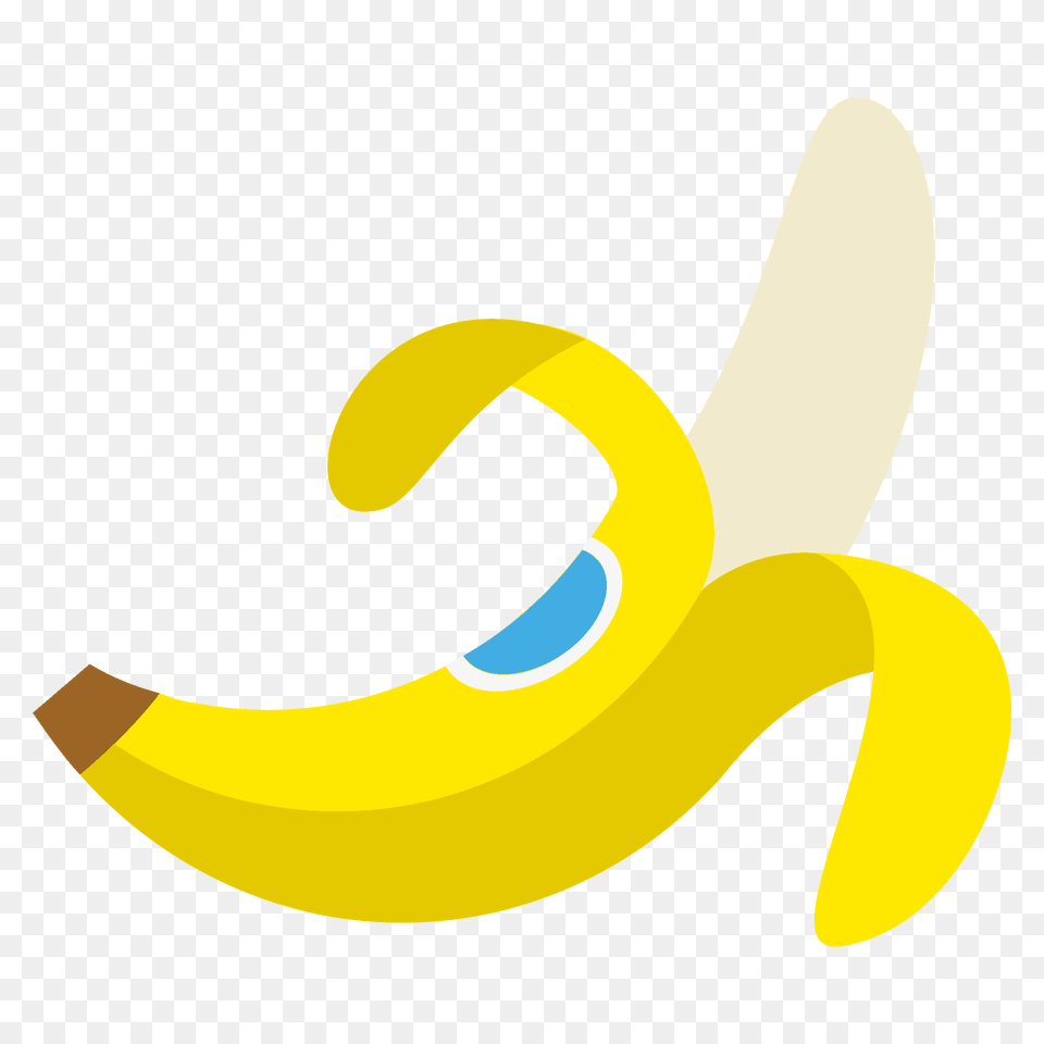Banana Emoji Clipart, Food, Fruit, Plant, Produce Free Png Download