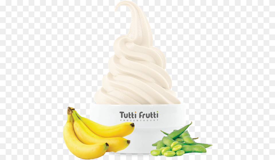 Banana Frozen Yogurt, Food, Fruit, Plant, Produce Free Png Download
